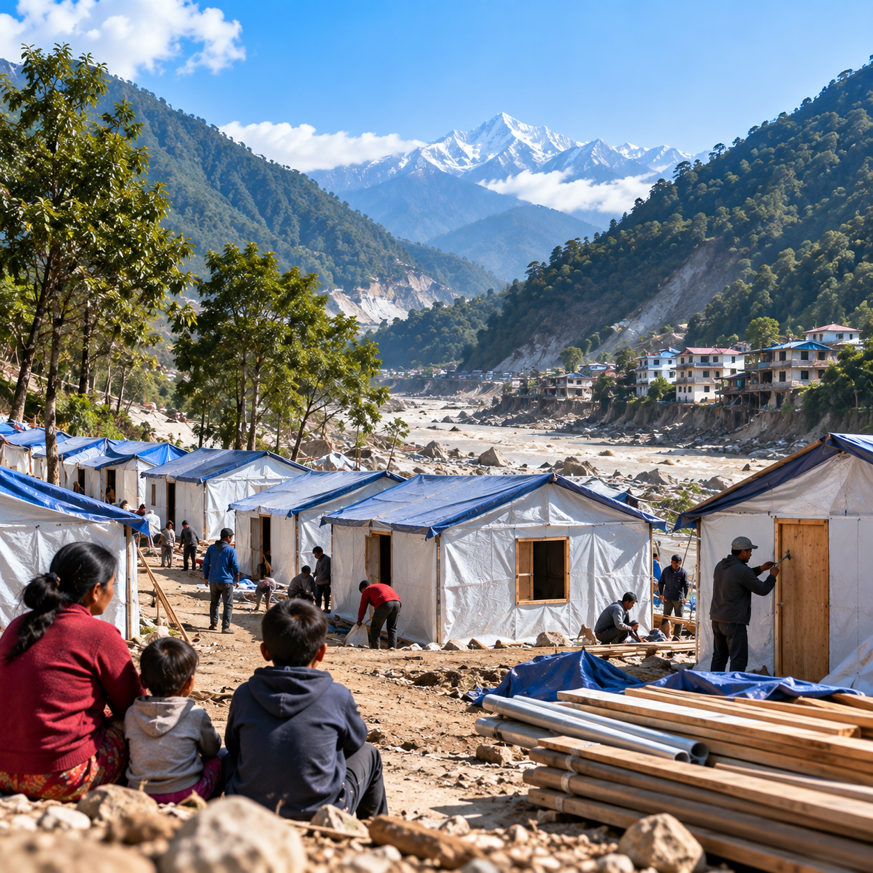     बाढीपीडितलाई छुट्टाछुट्टै अस्थायी आवास दिन सरकारी सर्वेक्षण सुरु 