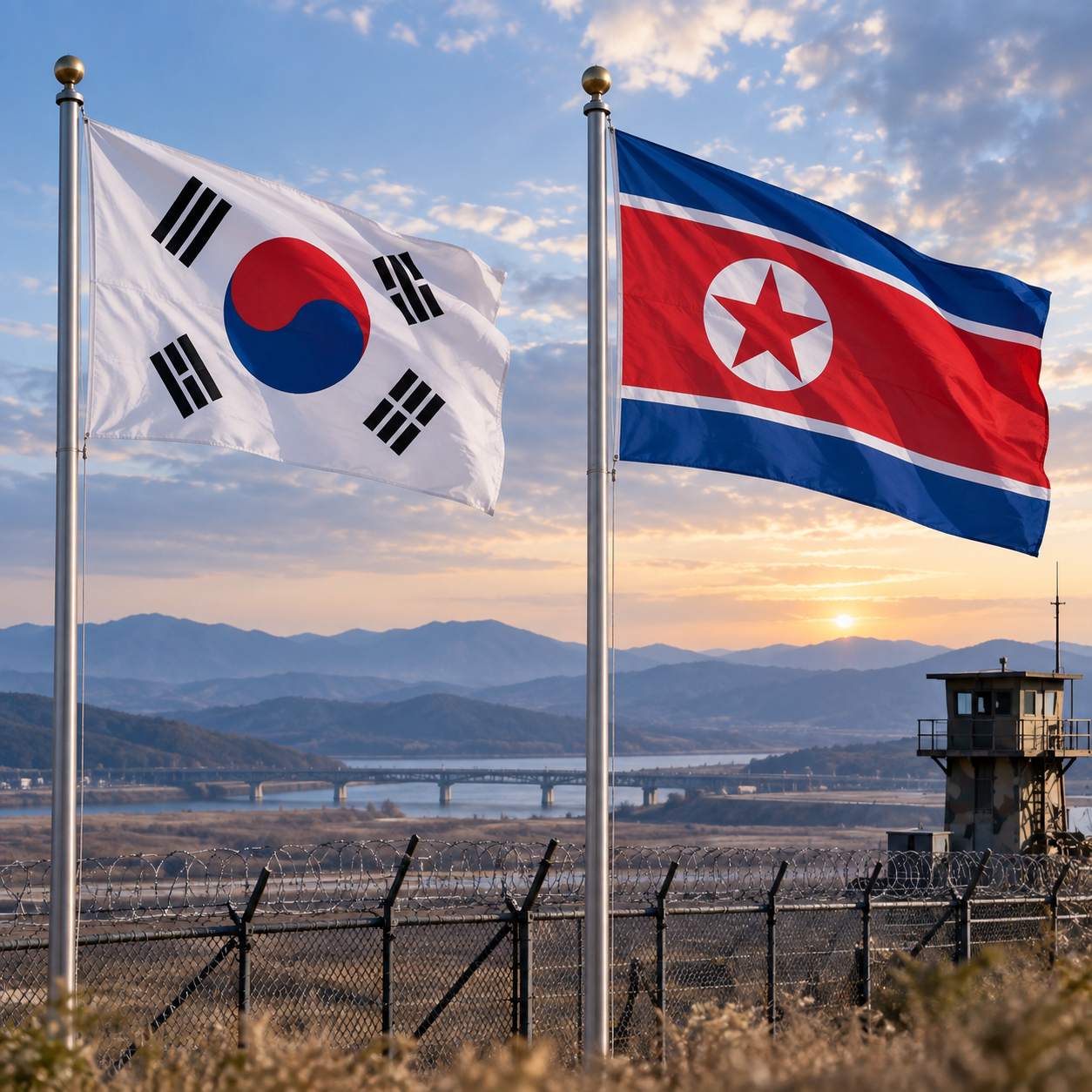 दक्षिण कोरिया–उत्तर कोरिया सीमाको DMZ मा विस्फोट, तीन सैनिक अधिकारी घाइते 